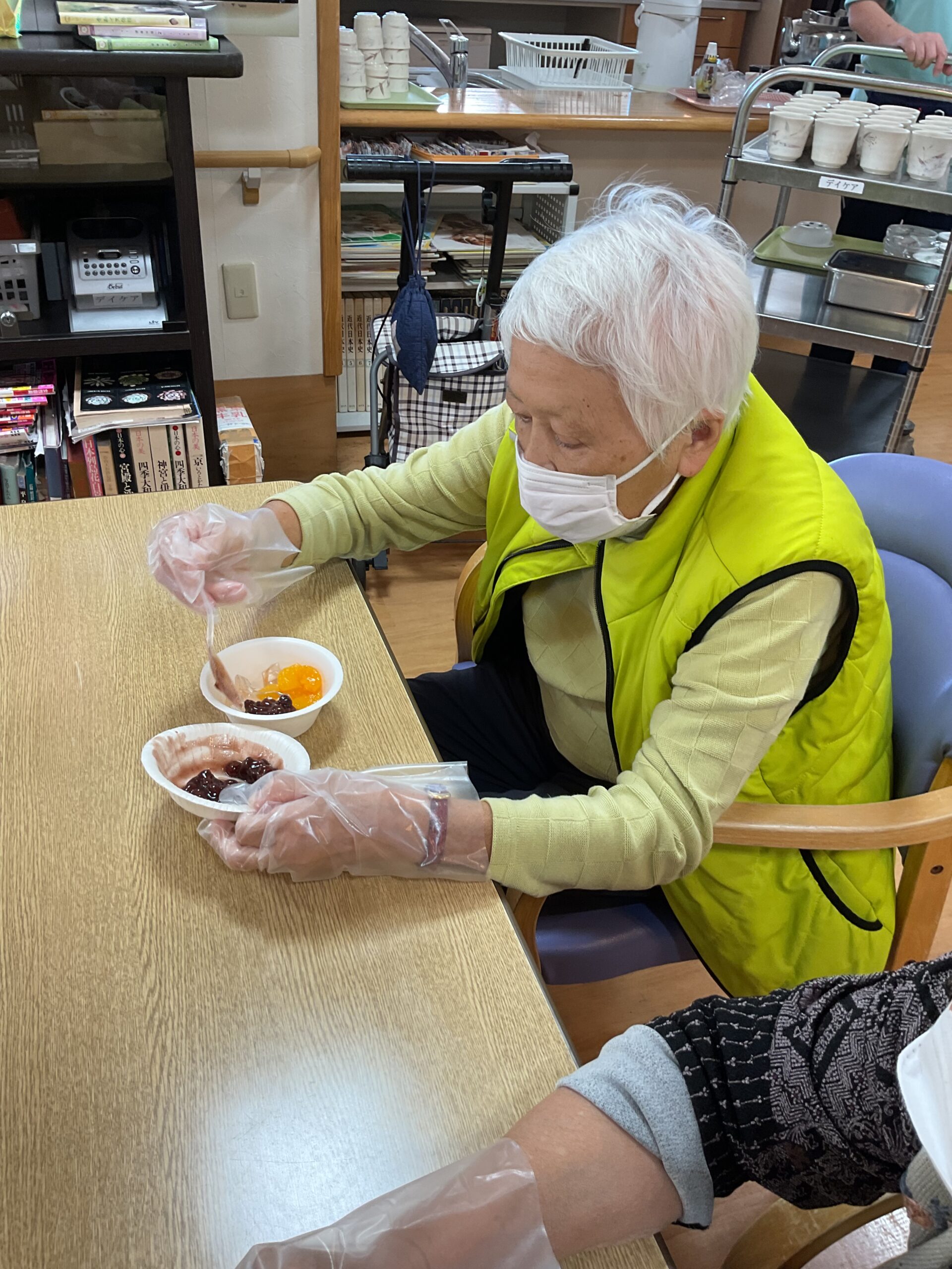 クリームあんみつ作りしました❤️