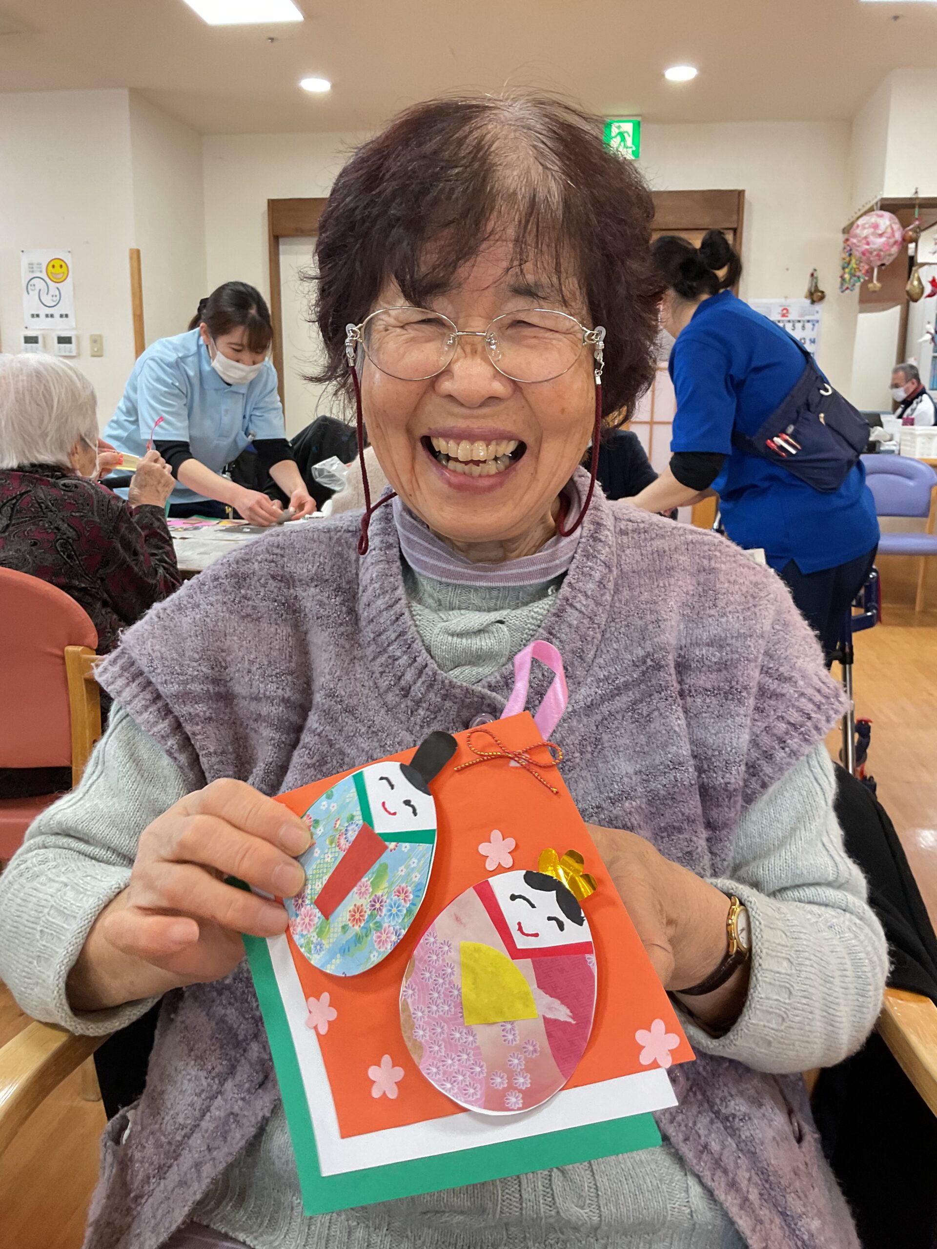 デイケアのひな祭り